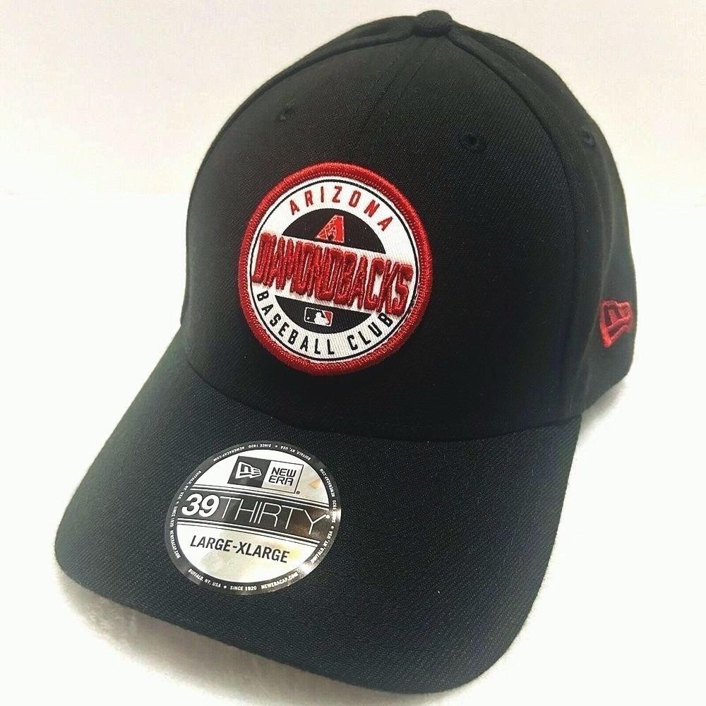 New Era Arizona Diamondbacks Game Day 39THIRTY Stretch Flex Hat Cap Black L/XL